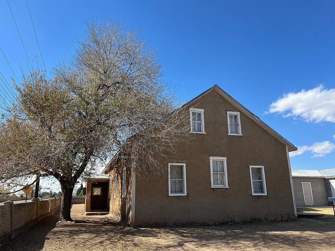 Casa típica de la comunidad menonita en Cuauhtémoc, Chihuahua