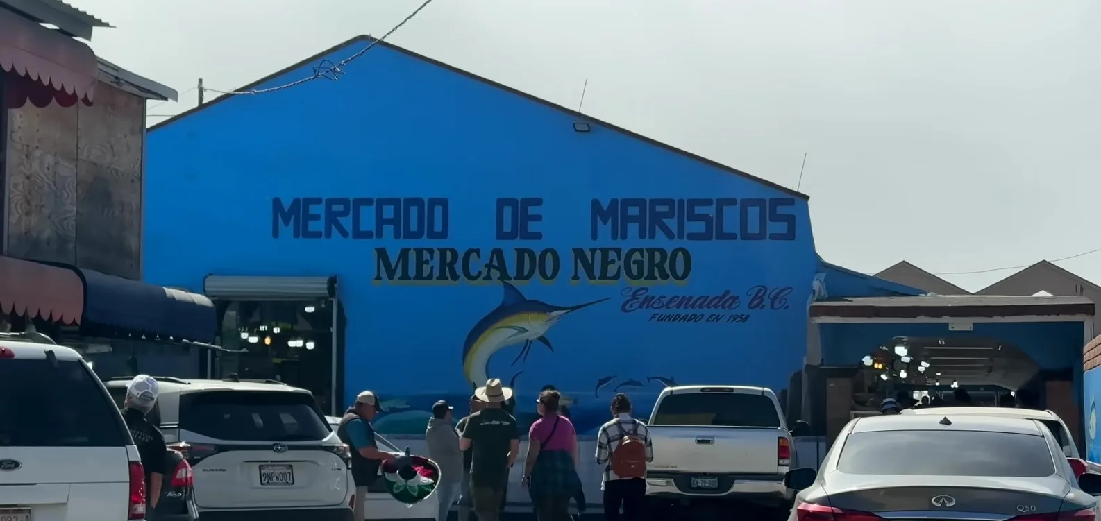 Probar mariscos en el Mercado Negro
