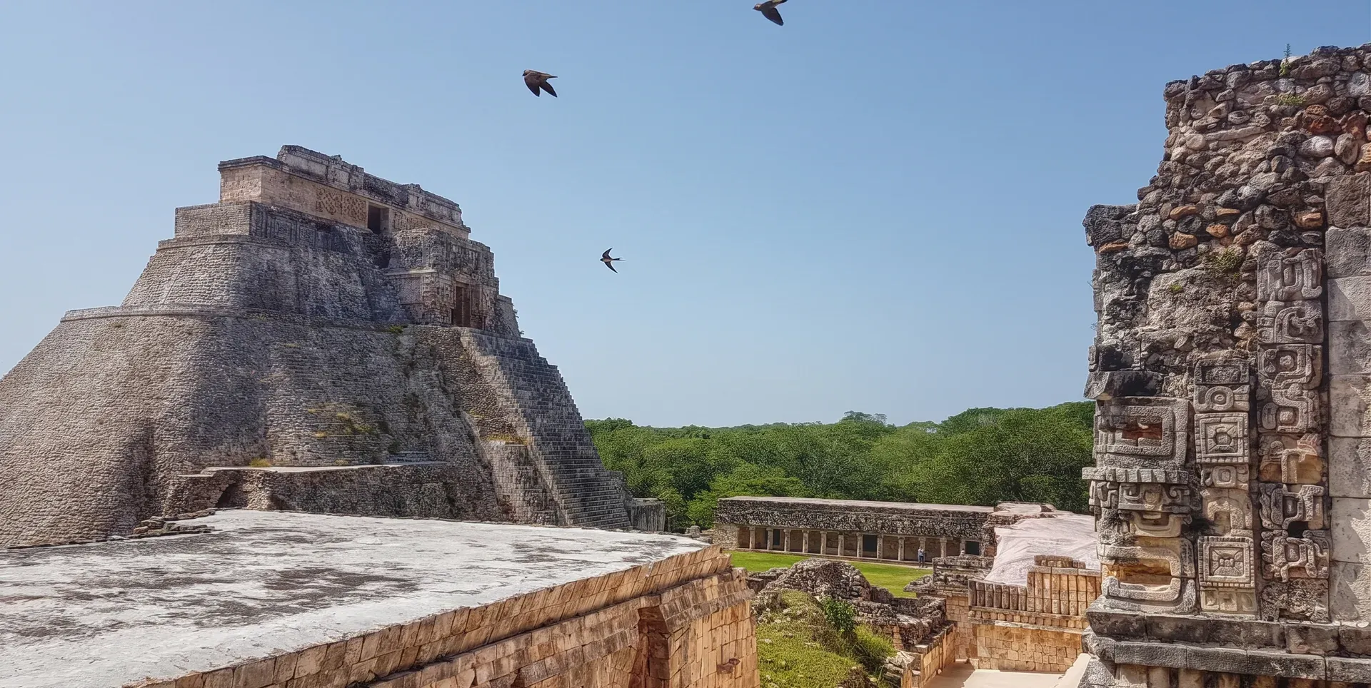 Pirámide del Adivino en Uxmal