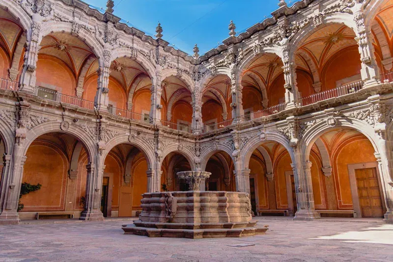 Andadores peatonales del centro histórico de Querétaro