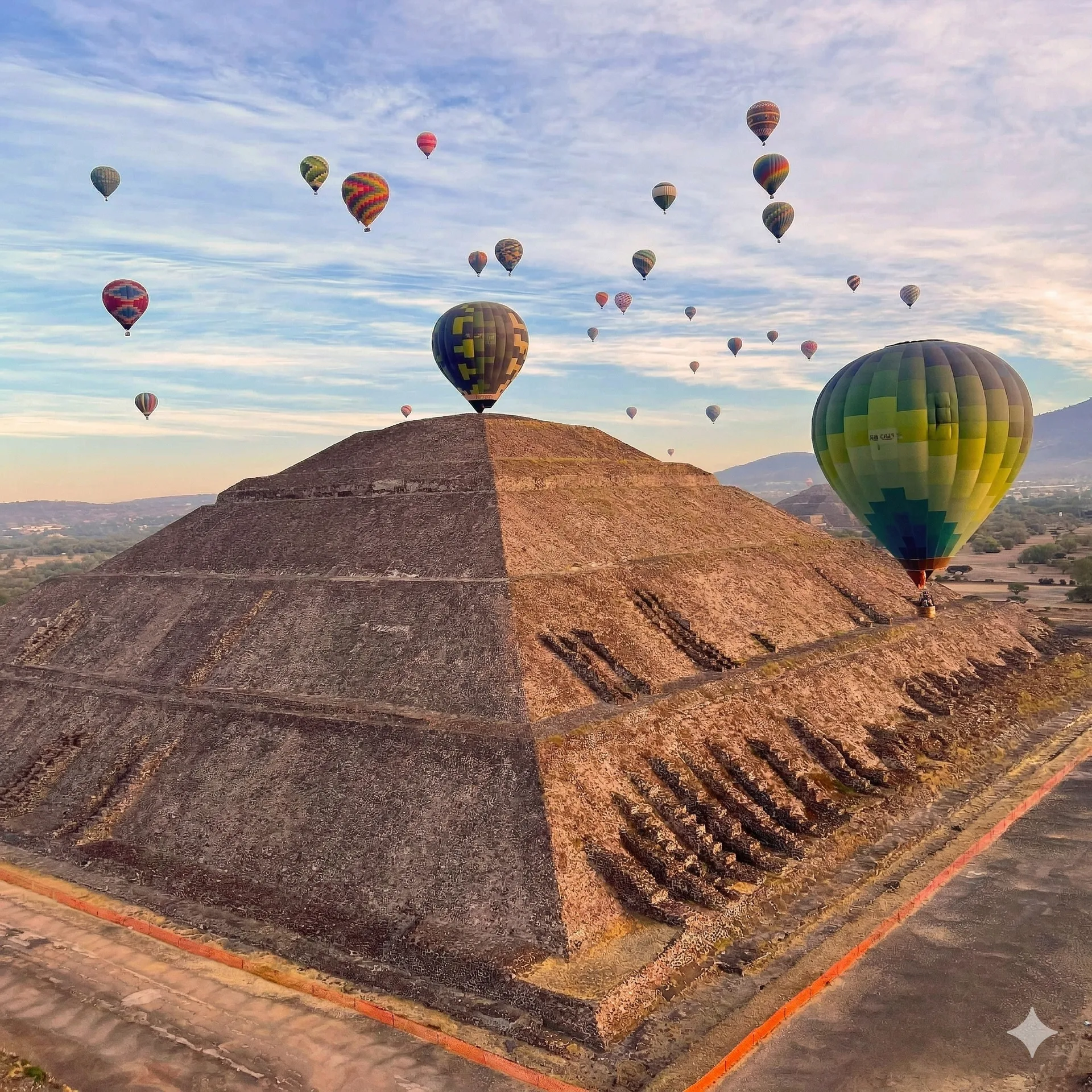 Subir en globo aerostático al amanecer