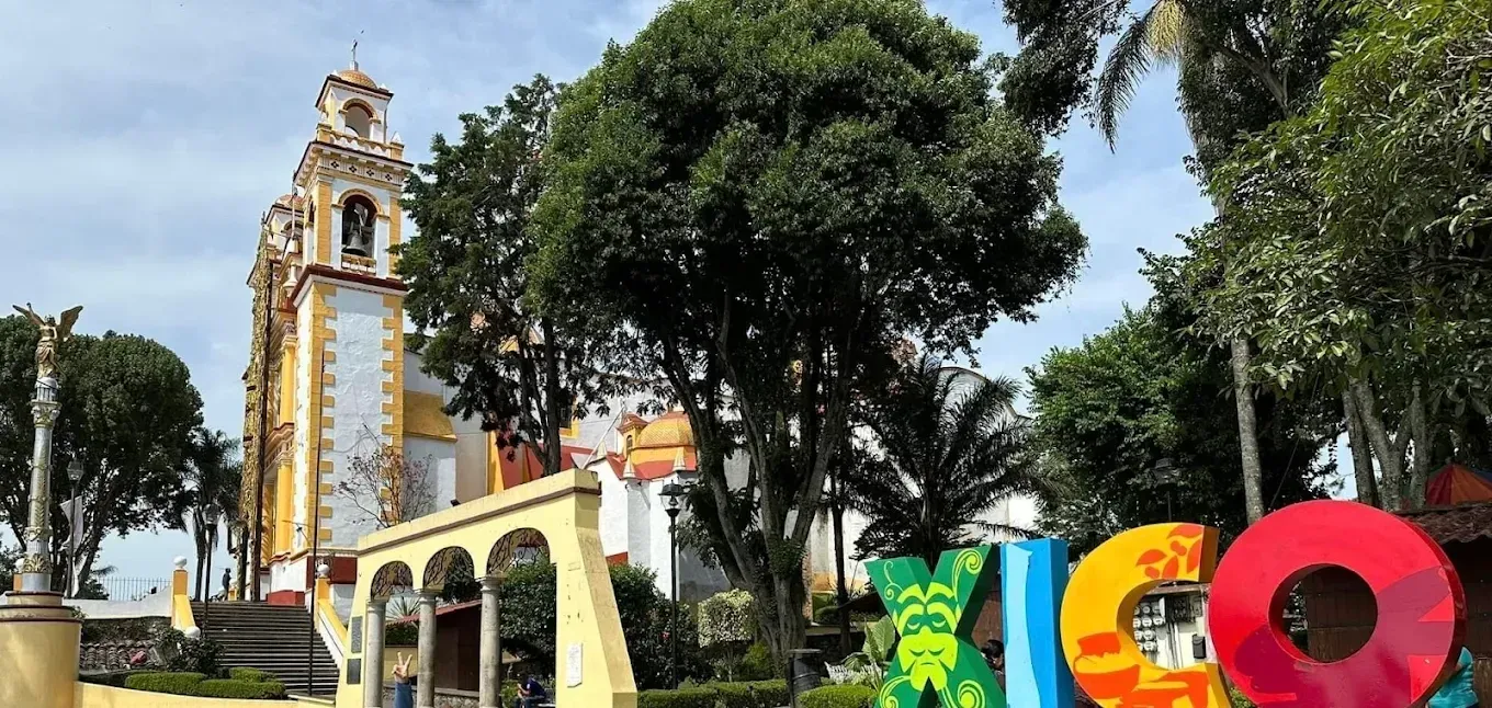 Cartel turístico de Xico